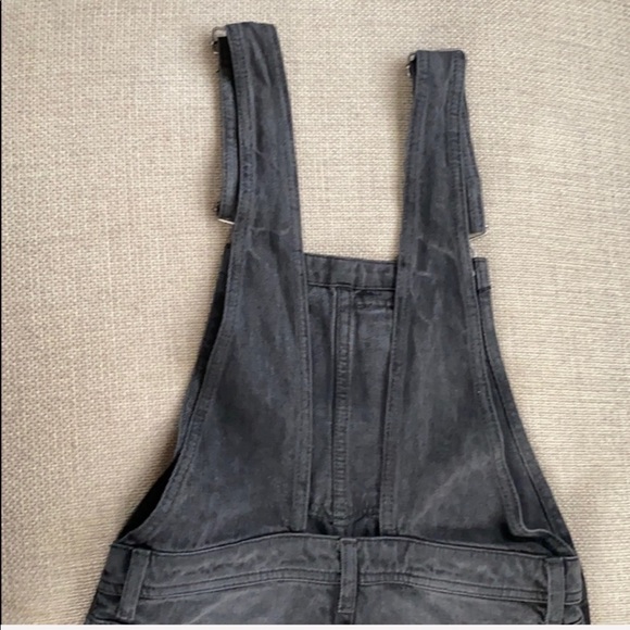 NEW We The Free Free People Black Overalls Size 24 - Picture 5 of 8
